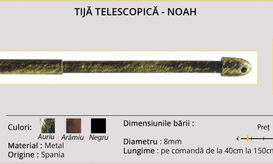 Fisa-Produs-Tija-Telescopica-Noah-DDTTB08-decoradesign.ro-HD
