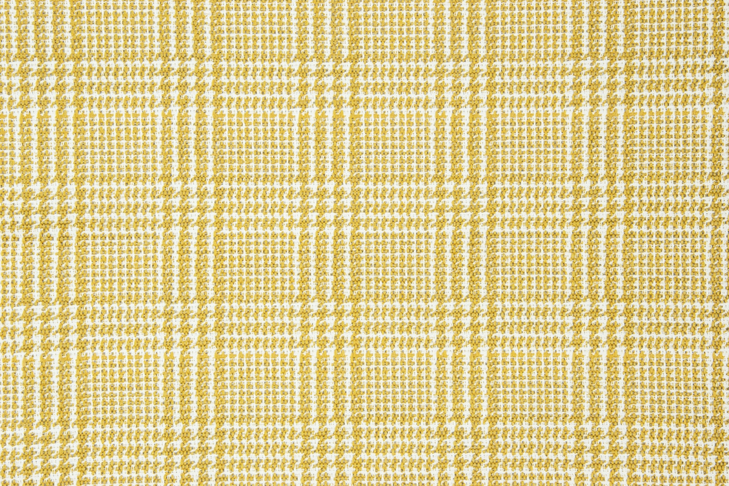 Draperie outdoor exterior galben alb texturat tartan profesională – Decora Design București