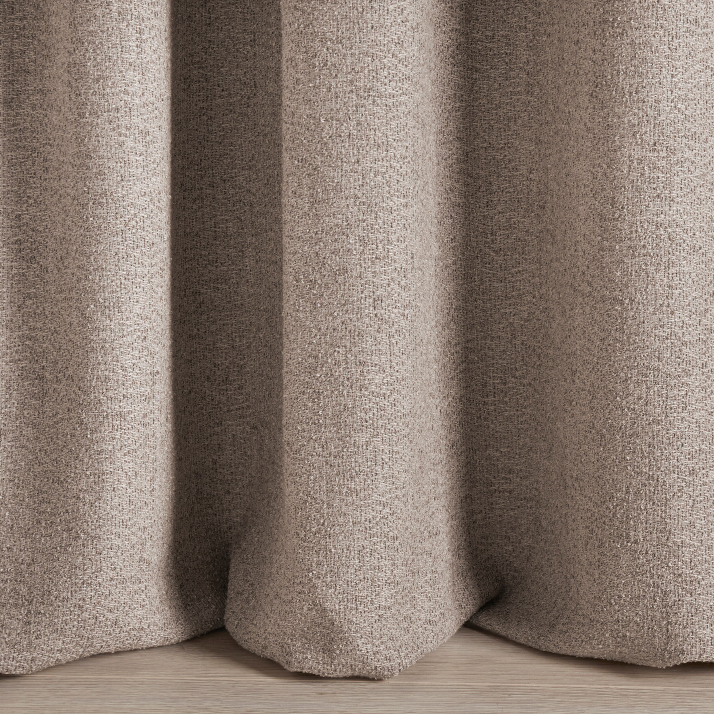 Draperie outdoor exterior maro texturat profesională – Decora Design București