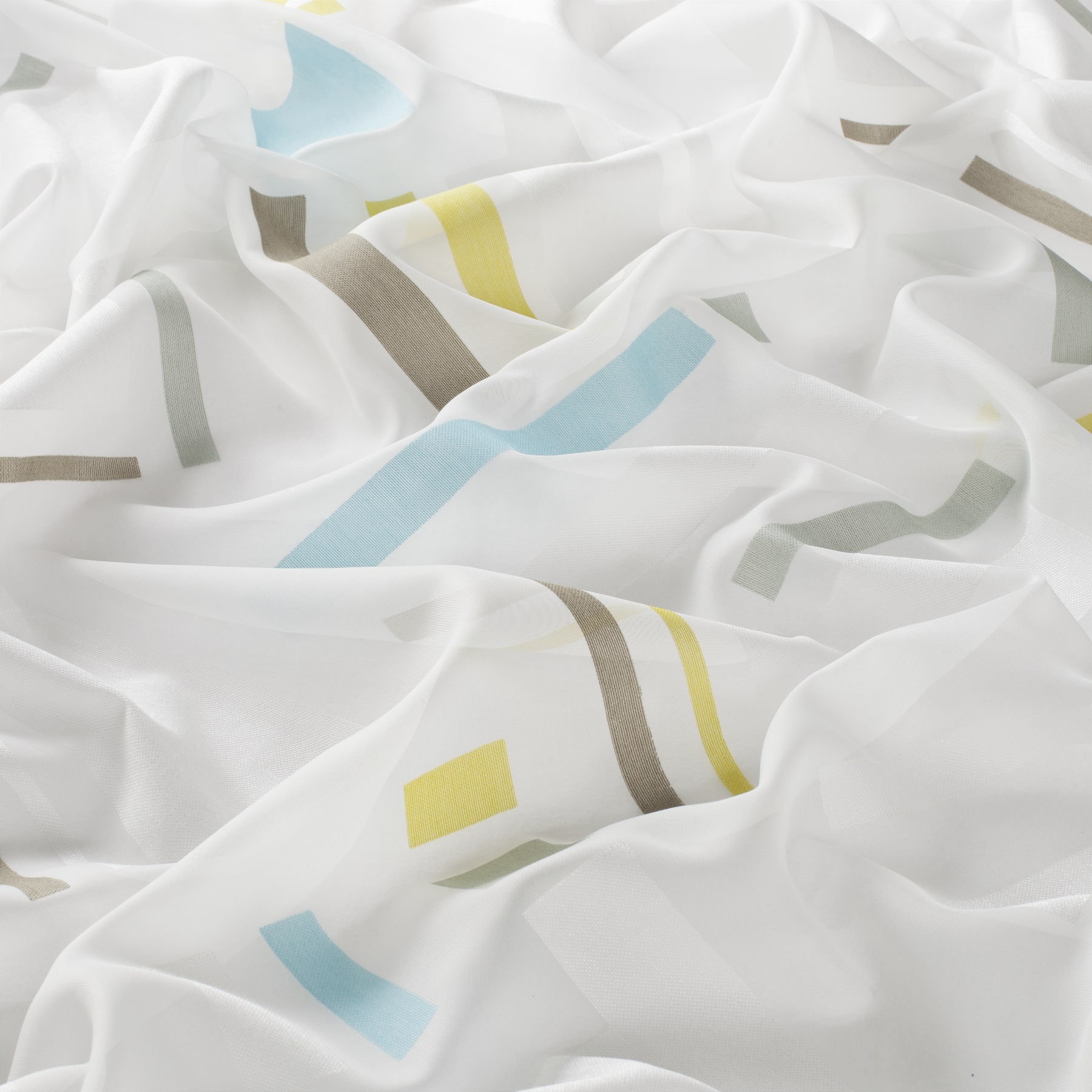 Perdea copii multicolor cu forme geometrice pentru dormitor – Decora Design București