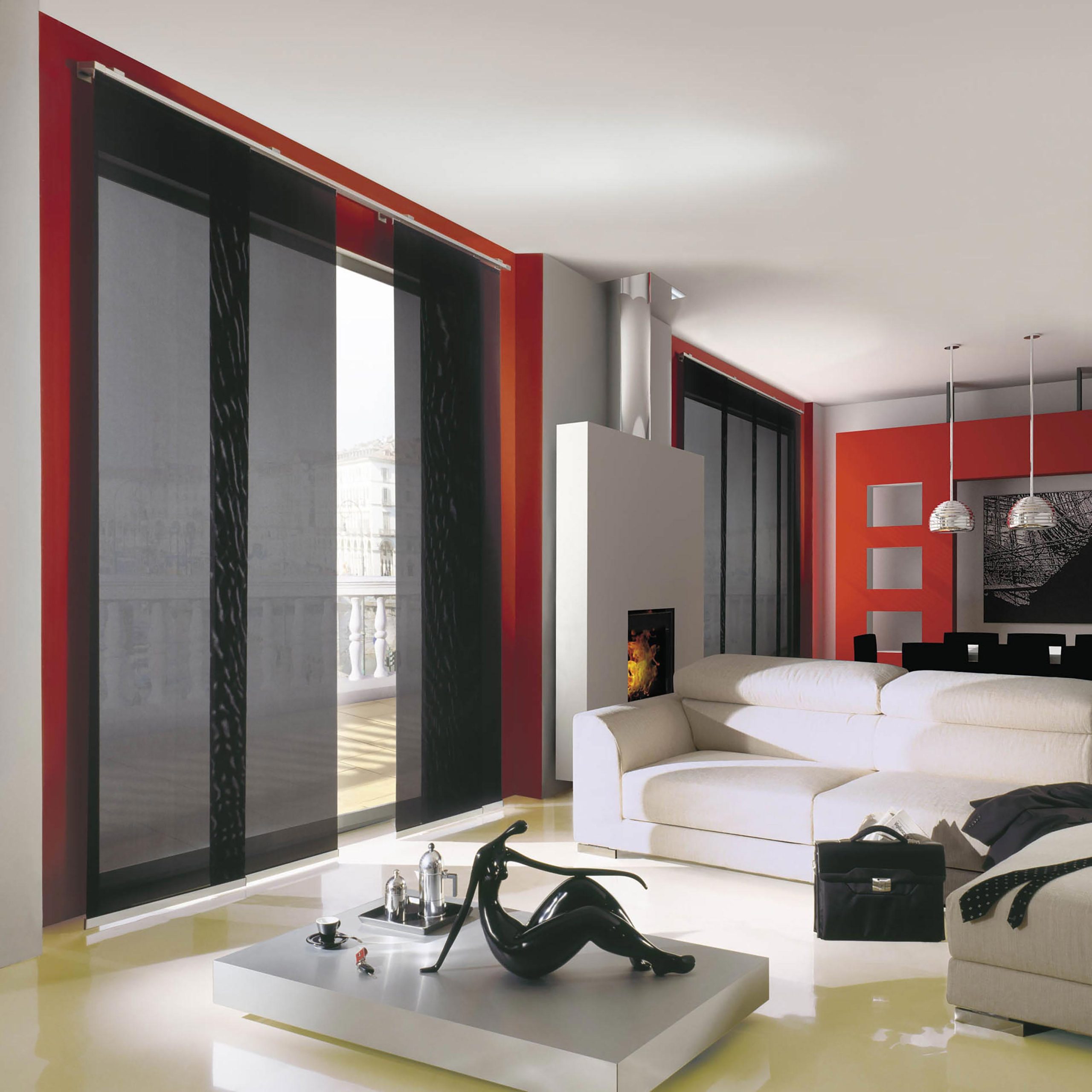 Sistem panou japonez negru Mottura Oriente pentru living – contrast elegant și design sofisticat Decora Design București