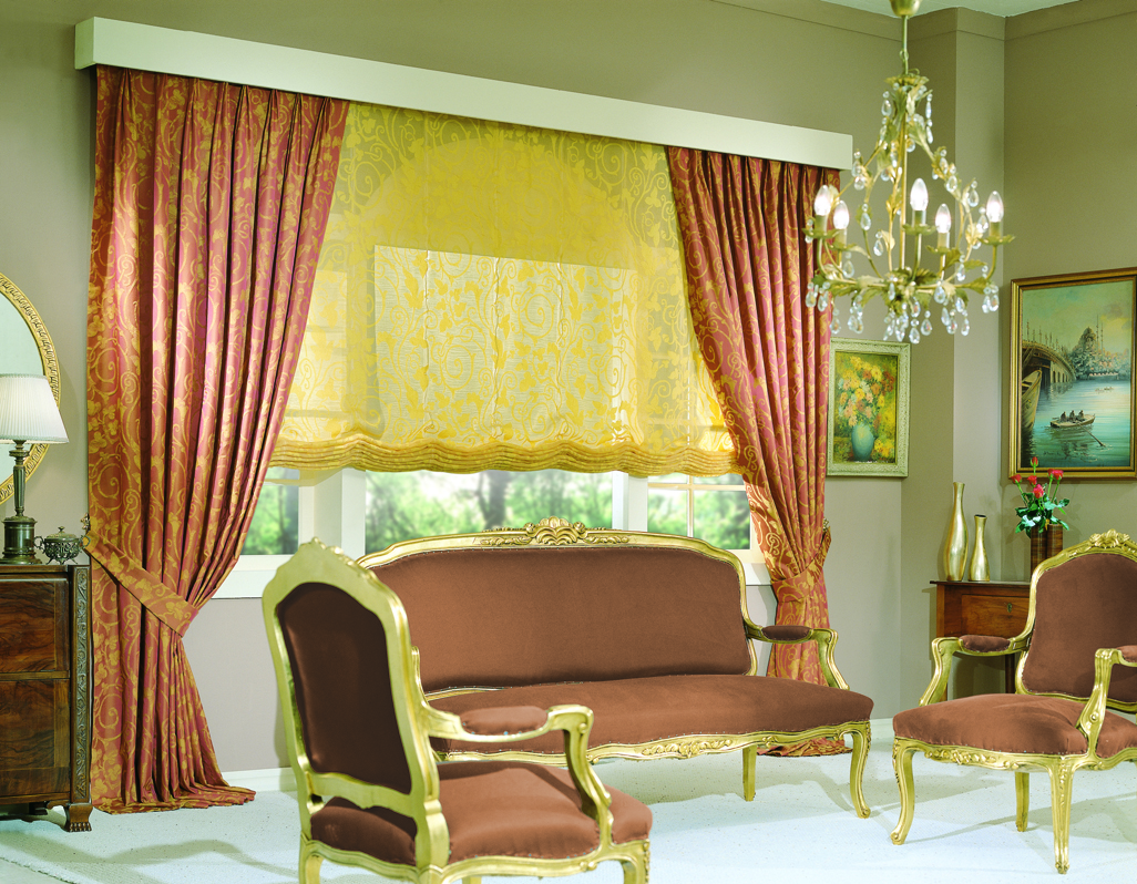 Sistem balon portocaliu pentru living – decor clasic reinterpretat modern Decora Design București