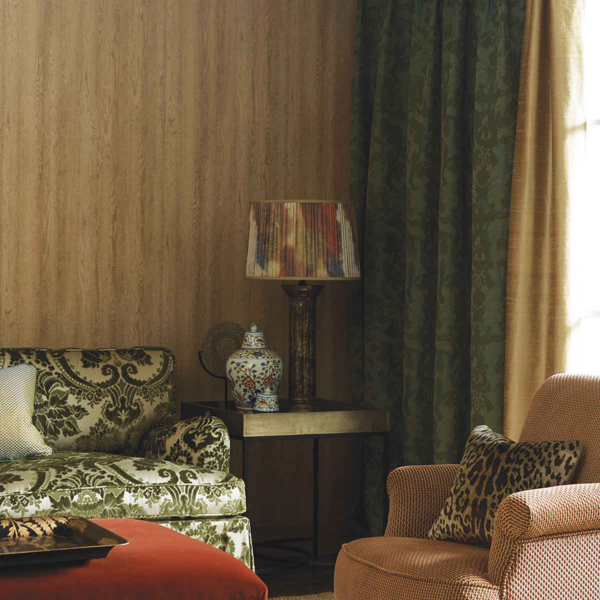 Tapet lux imitație lemn pentru dormitor – Decora Design