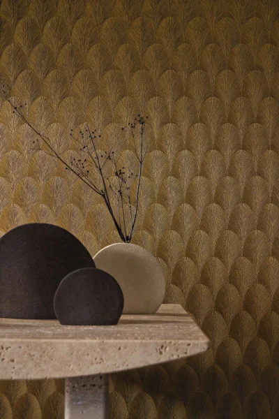 Tapet modern geometric maro – living premium – showroom București