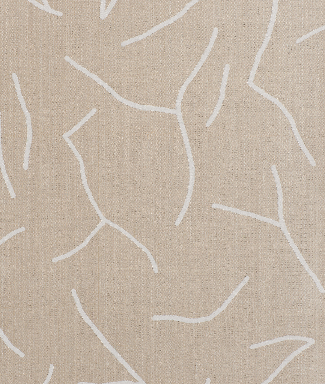 Detaliu tapet mătase bej cu linii abstracte – design elegant