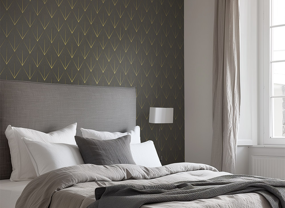 Tapet vinil lavabil maro – decor natural pentru living