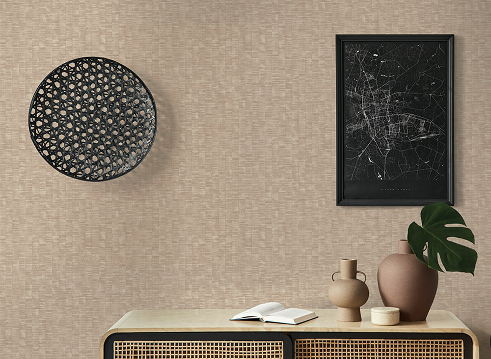 Tapet vinil lavabil bej – stil clasic și luminos