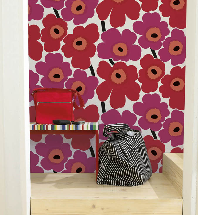 Tapet floral pastelat pentru camera copiilor – Decora Design