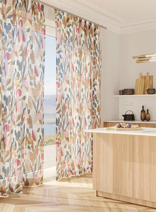 Perdea ADO Goldkante – material delicat, transparență elegantă și detalii premium – Decora Design București