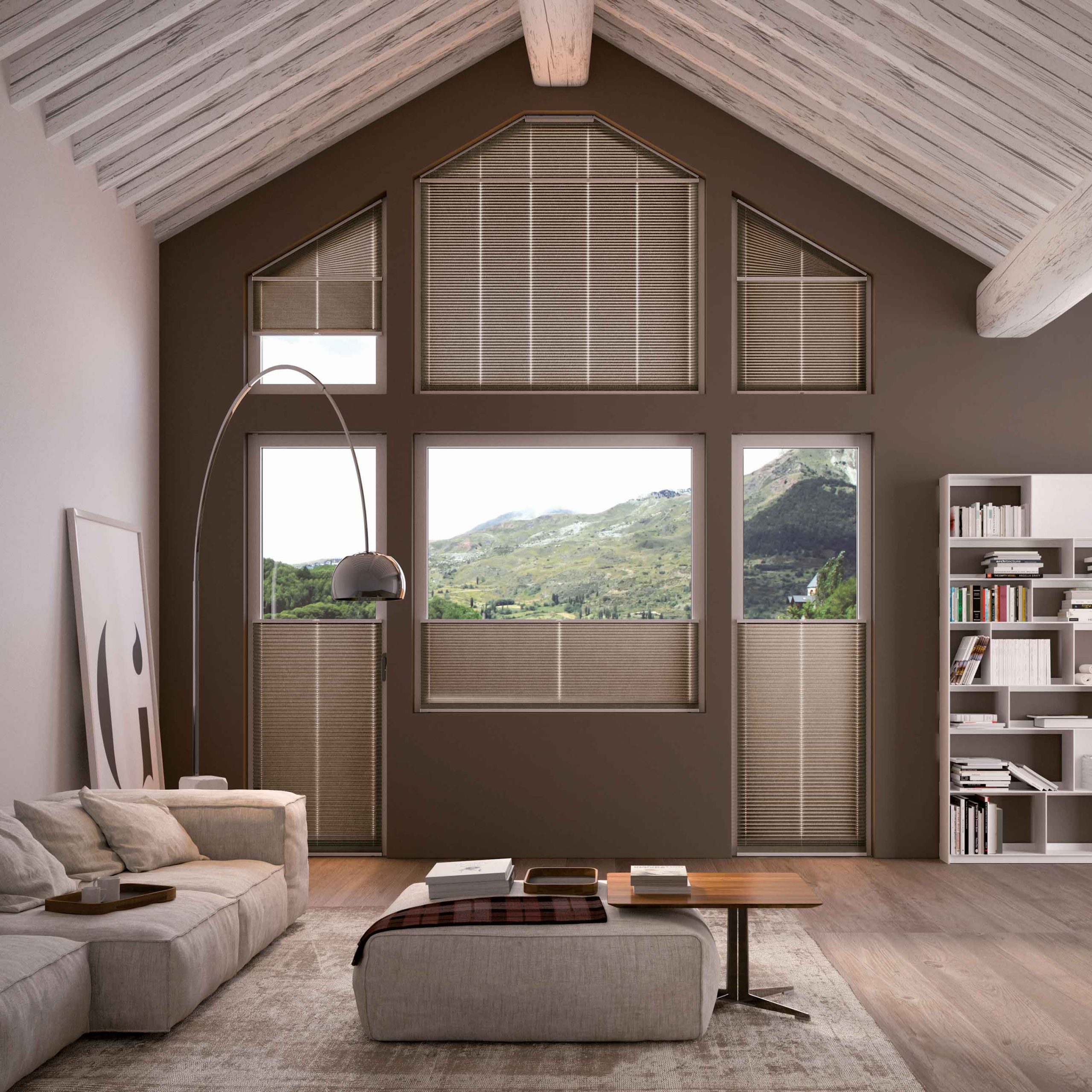 Plisee Mottura – jaluzele elegante pentru ferestre speciale – Decora Design București