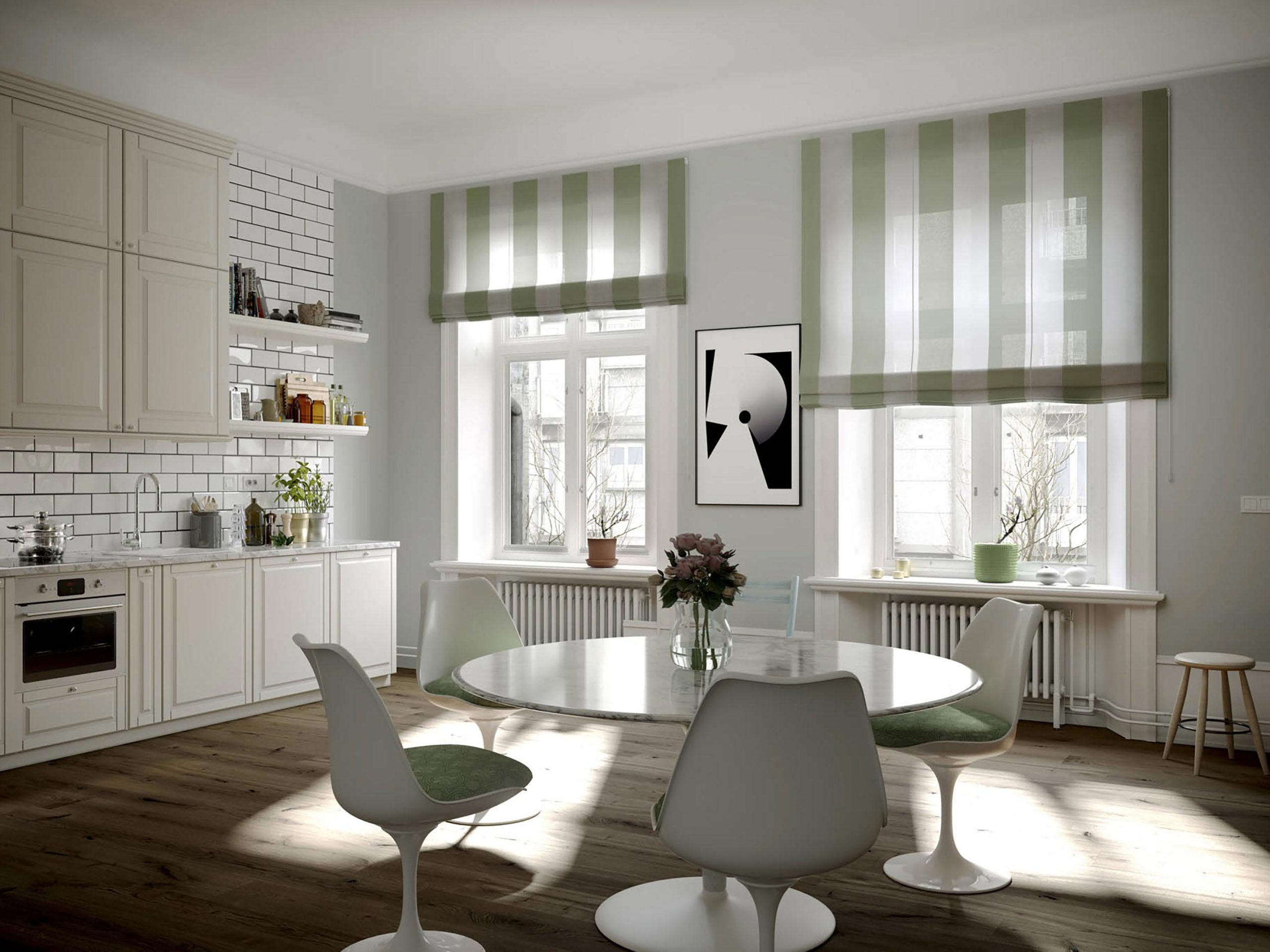 Stor roman Mottura – sistem textil pliere orizontală – Decora Design București