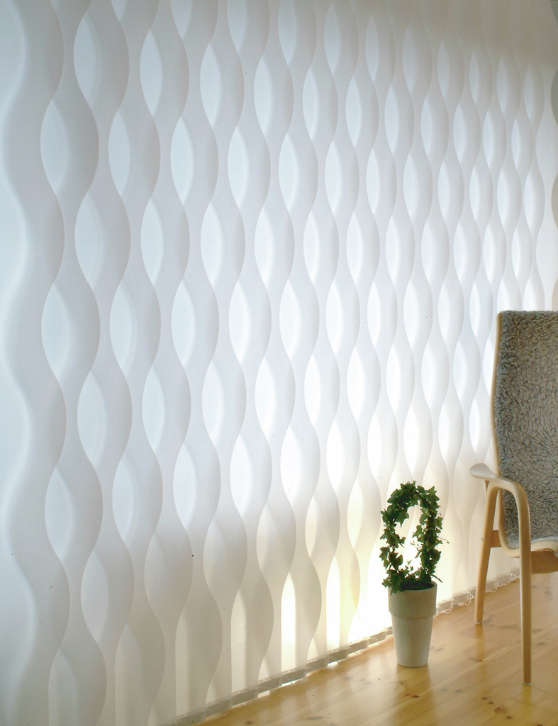 Jaluzele verticale ondulate Silent Gliss – design inovativ și funcțional – Decora Design București