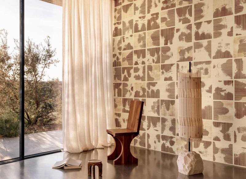 Draperie și tapet Elitis – combinație premium cu design artistic și eleganță modernă – Decora Design București