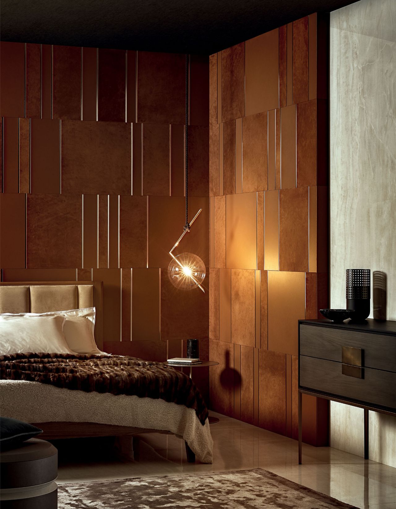 Panouri tapițate Studioart – design din piele naturală – Decora Design București