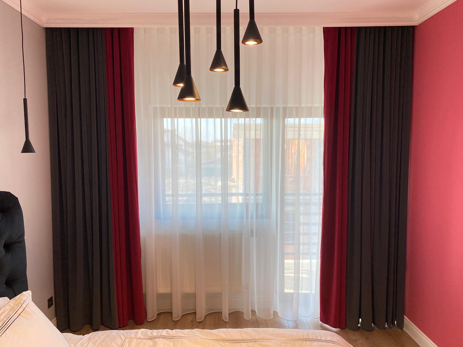 Perdele Wave și draperii catifea pentru dormitor – lux și confort – Decora Design București