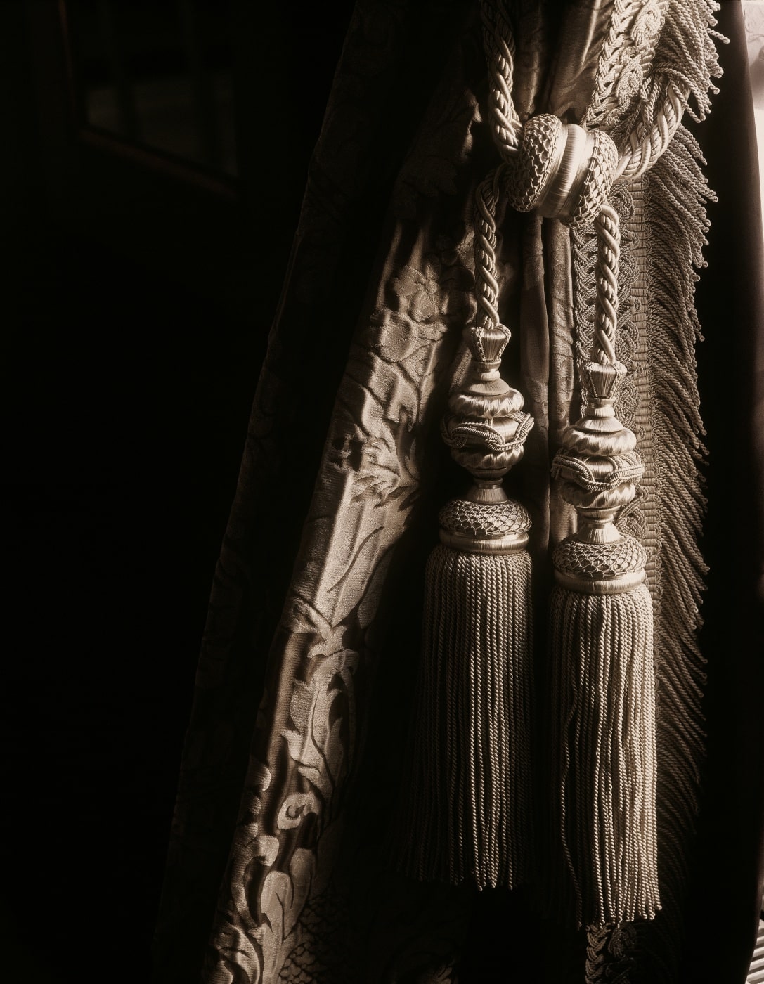 Ciucuri crem pentru draperii model clasic showroom București