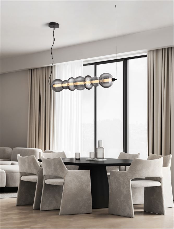 Lustră suspendată modernă pentru living