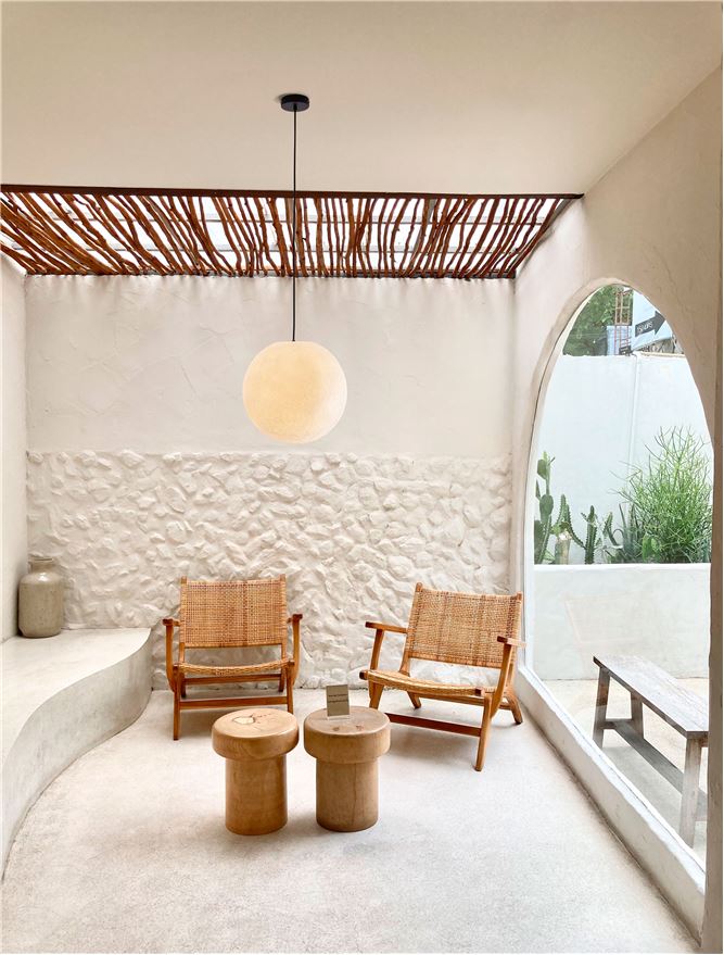 Lustră exterioară LED cu glob pentru terasă